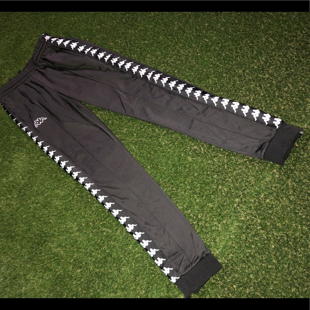 Black Kappa Sweatpants